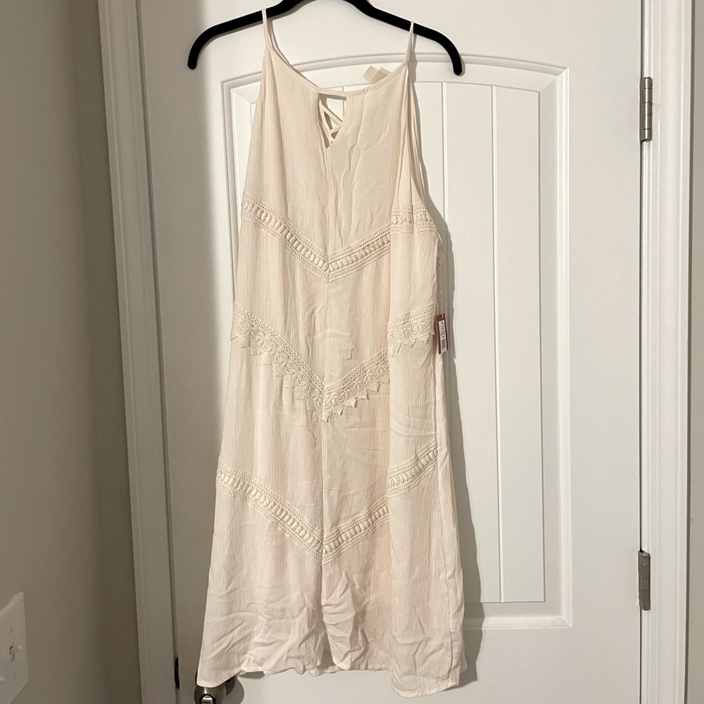 NWT ivory summer dress